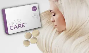 Hair Care-tabletter för vackert hår. Se resultatet av biotin och andra ingredienser.
