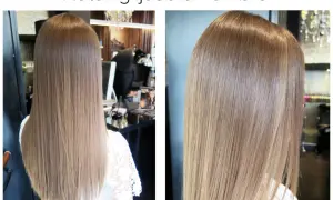 Naturlig ljusbrun ombre. Med denna teknik kan man tona håret ljusare för en mjuk övergång.